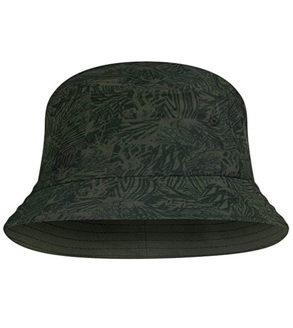 Chapéu Buff Trek Bucket Hat Checkboard Moss Green