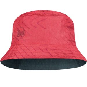 Chapéu Travel Bucket Hat Red Black